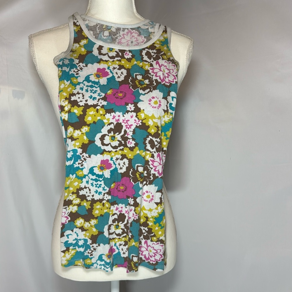 Mossimo Supply Co Tank Top Floral S